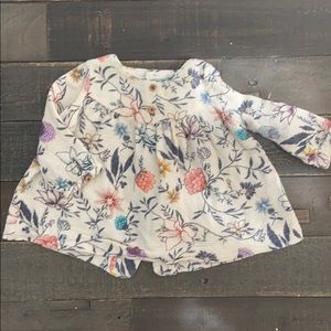 ZARA Baby Girl top